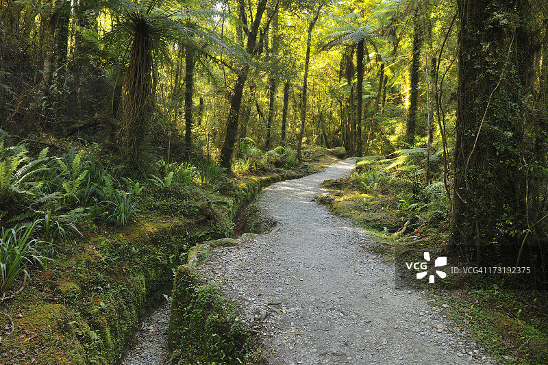 砾石路图片素材