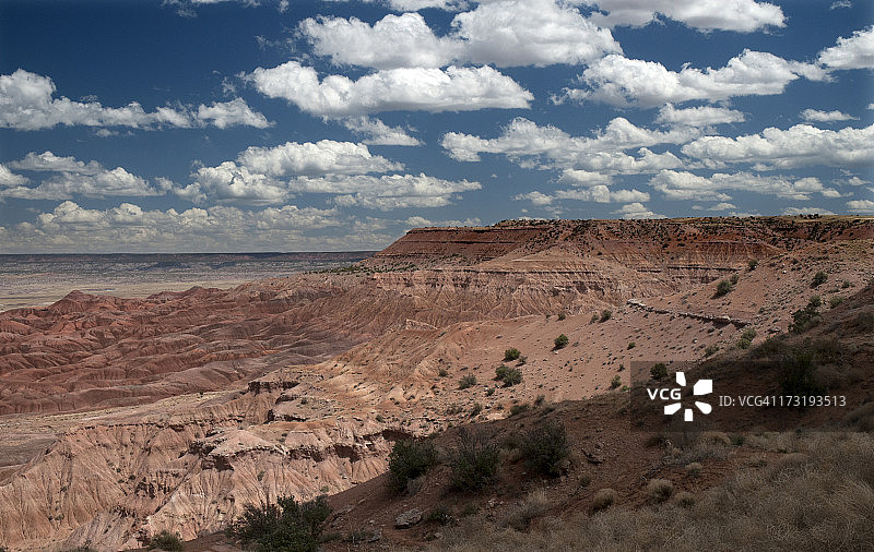 谢伊峡谷美丽的岩层图片素材