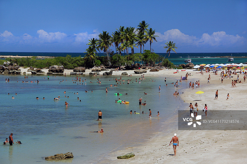 莫罗圣保罗巴伊亚普里梅拉海滩图片素材