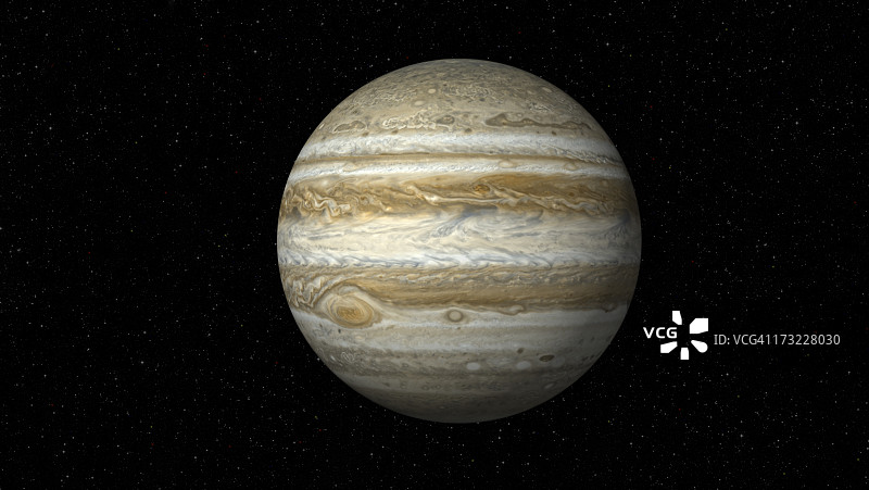 星空背景下的木星（XXXL）图片素材