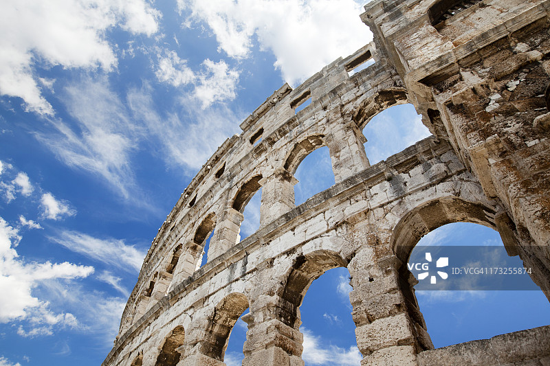 克罗地亚普拉竞技场图片素材