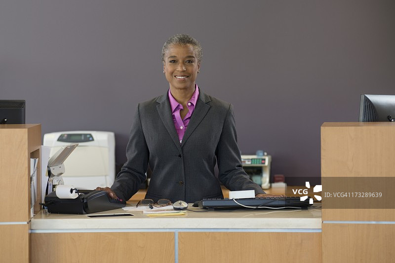 银行柜员图片素材