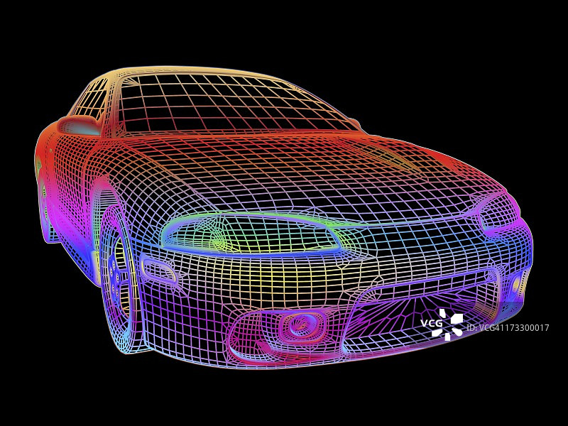 汽车的计算机辅助设计图片素材