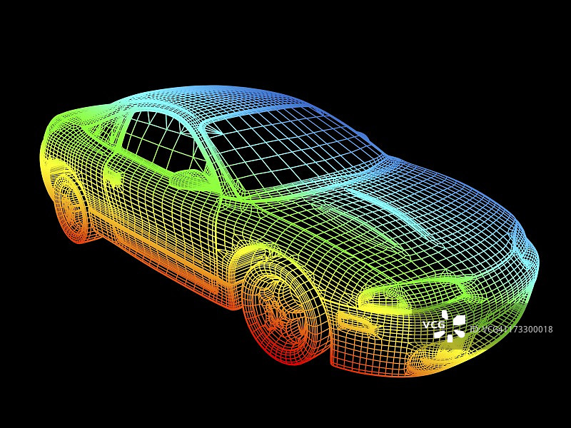 汽车的计算机辅助设计图片素材