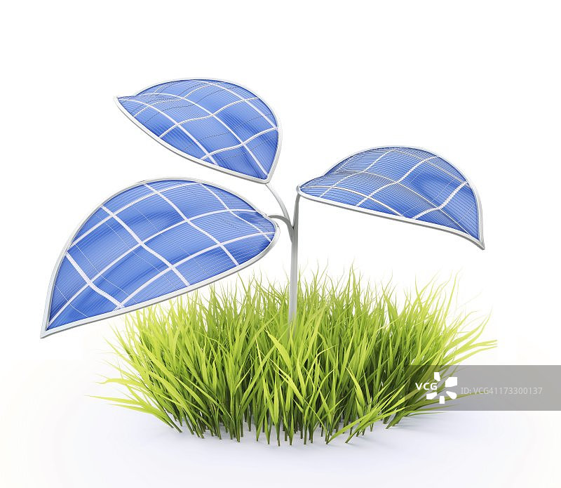 绿色能源概念艺术品图片素材