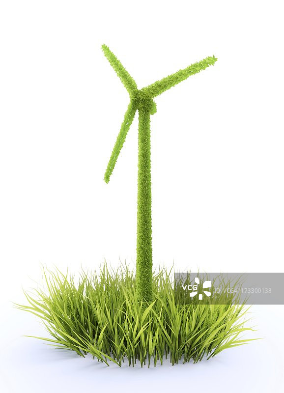 绿色能源概念艺术品图片素材