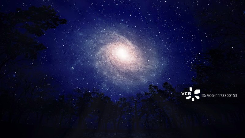 螺旋星系艺术作品图片素材