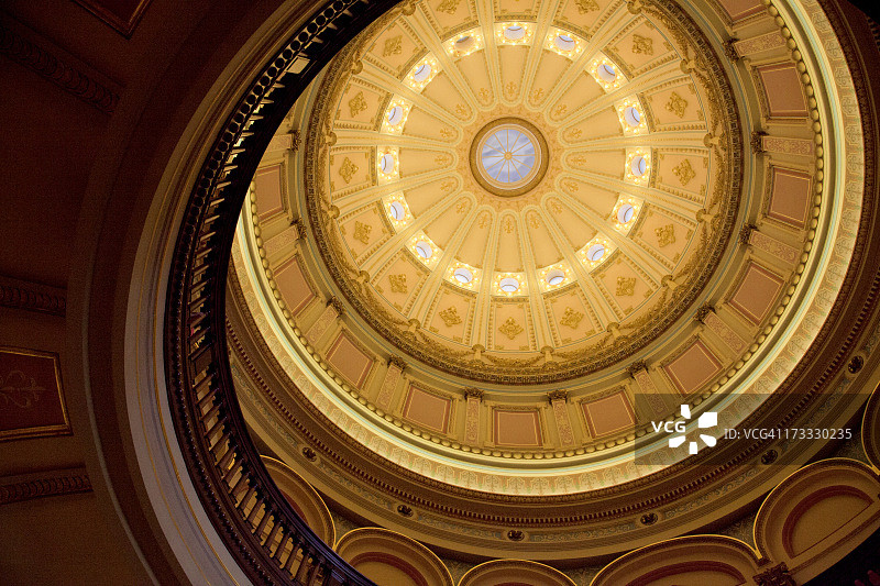 加利福尼亚州议会大厦圆形大厅图片素材
