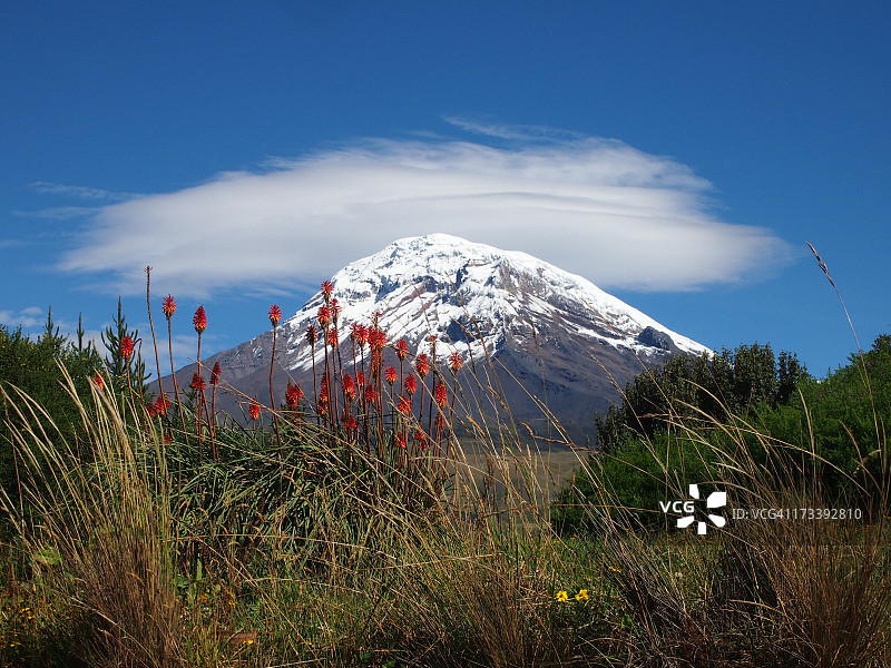 钦博拉索火山-乌尔比纳-厄瓜多尔图片素材