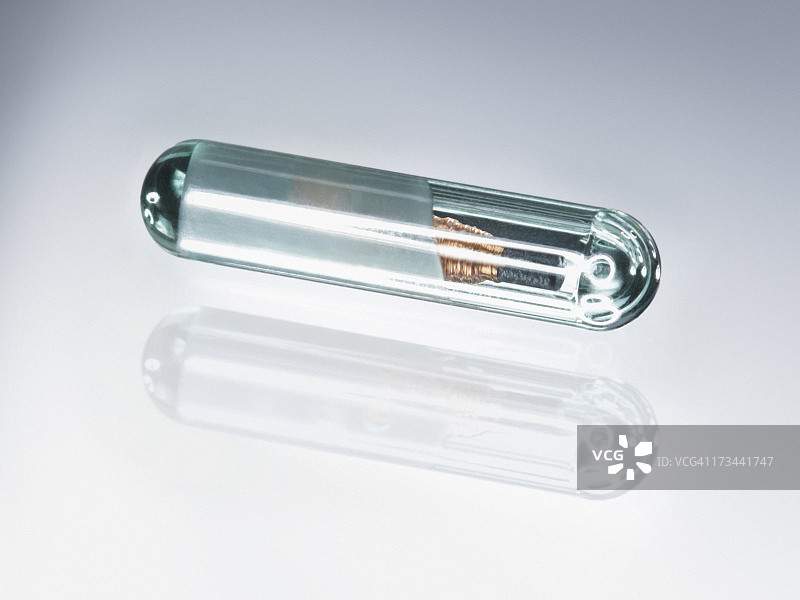 无线射频识别微芯片特写图片素材