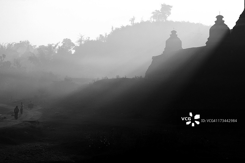 妙乌：一条没有名字的街道图片素材