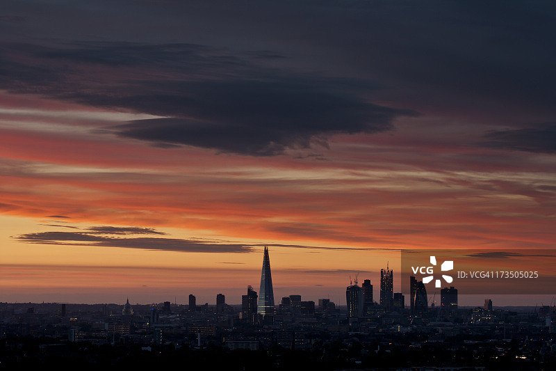 伦敦日落图片素材
