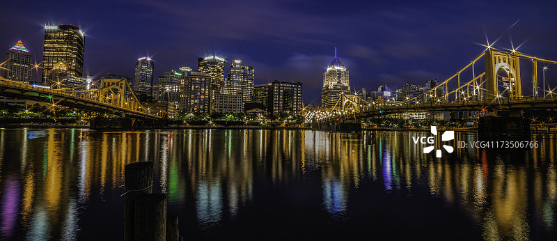 匹兹堡的倒影图片素材