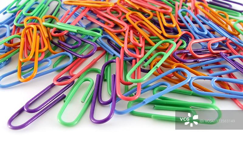 彩色回形针图片素材