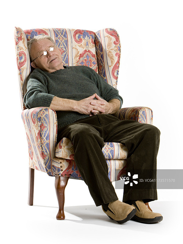 老年人：午睡图片素材