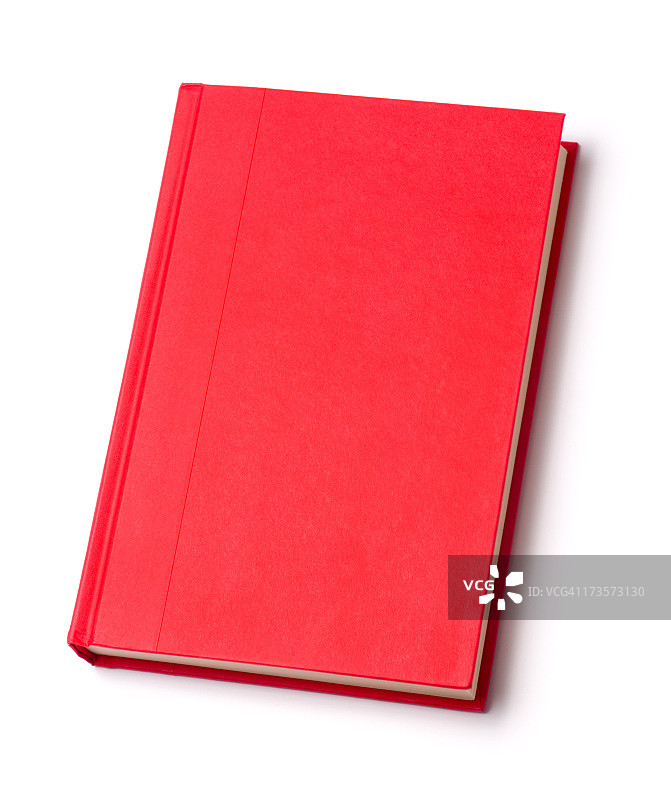 红色精装空白书本图片素材
