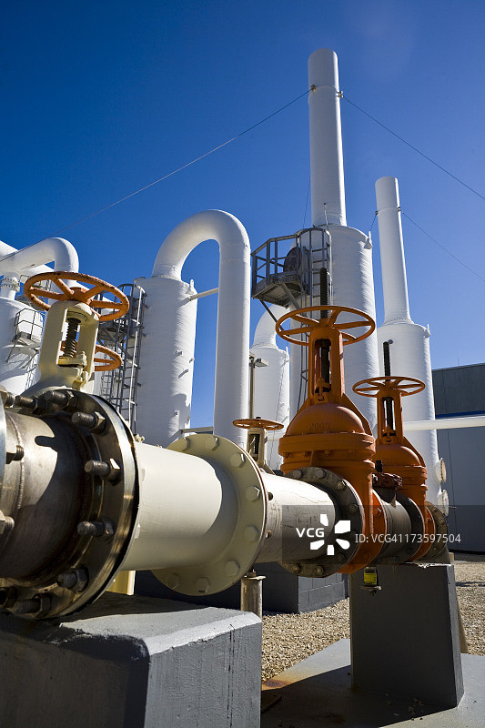 净水厂广角图片素材