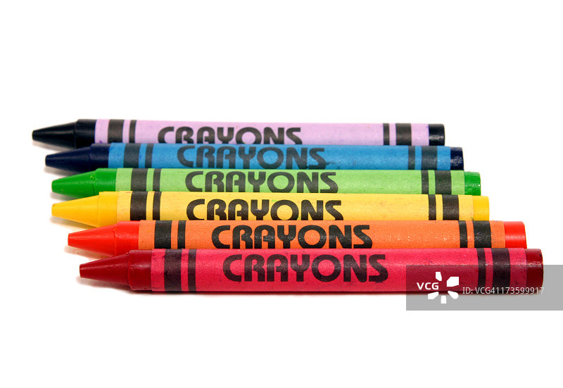 蜡笔彩虹图片素材