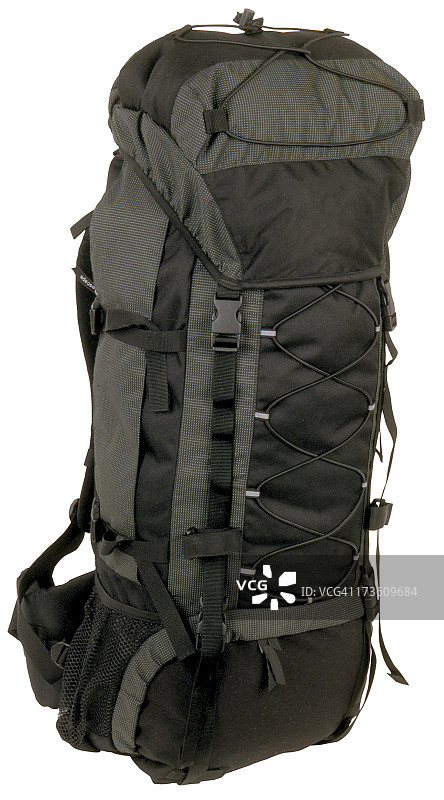 带剪切路径的背包旅行行李图片素材