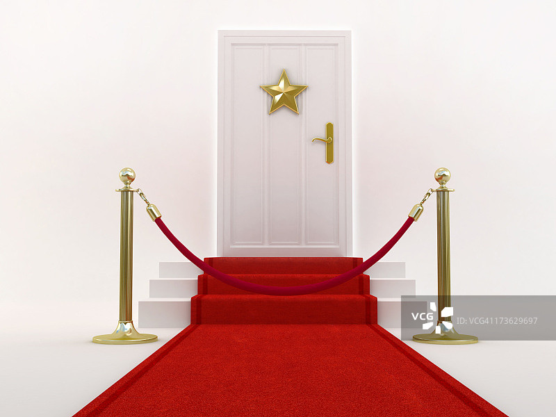 通往星形门的红地毯图片素材
