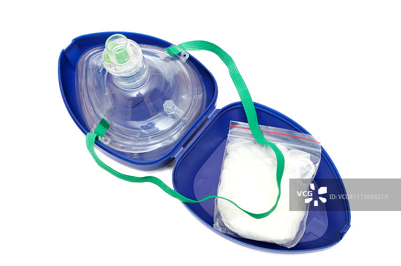医用口袋氧气面罩图片素材