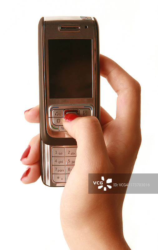 手持手机的女孩系列图片素材