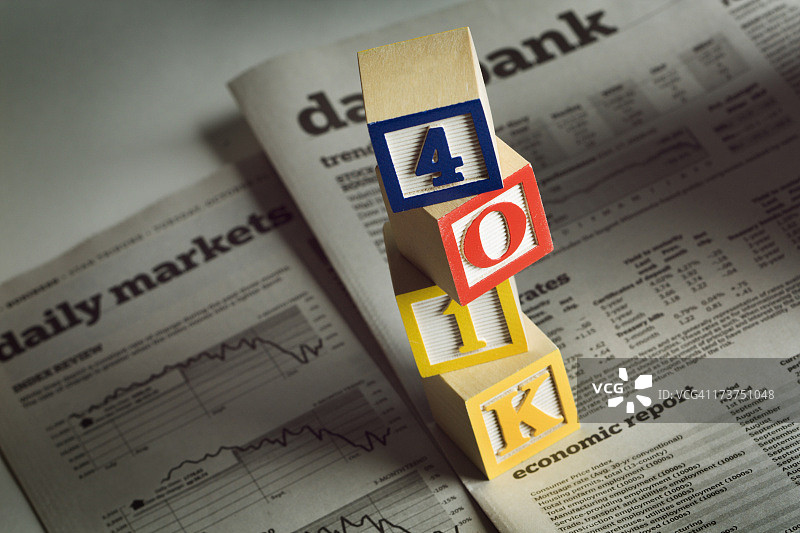 401(k)退休计划图片素材