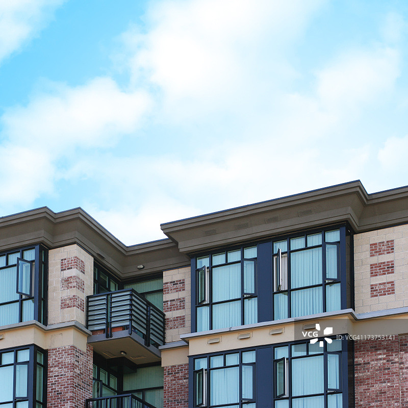 城市中的公寓图片素材