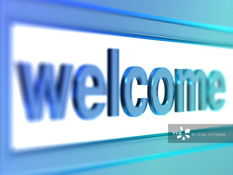 玻璃欢迎图片素材