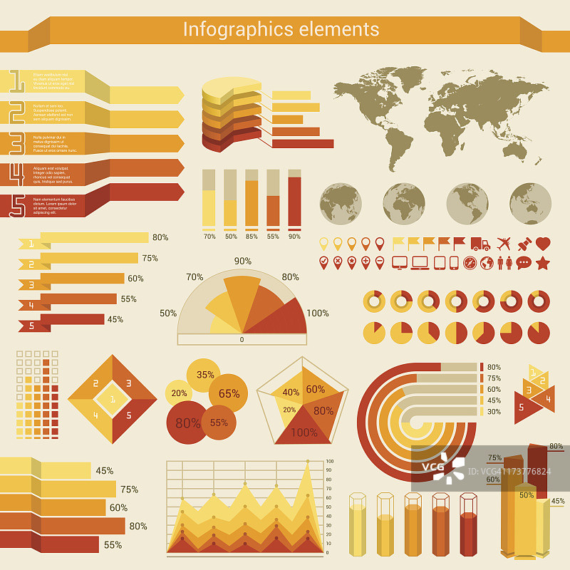 信息图表元素图片素材