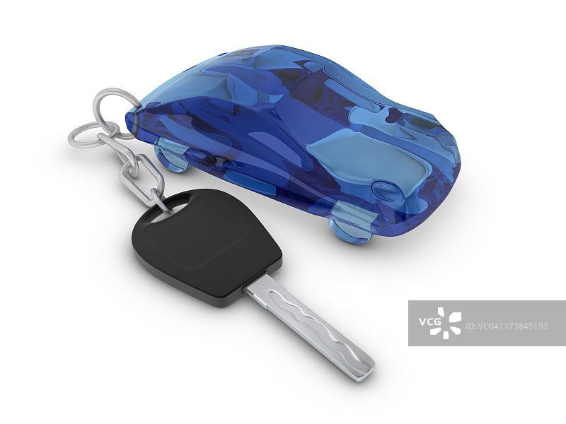 悬挂 - 汽车和钥匙图片素材