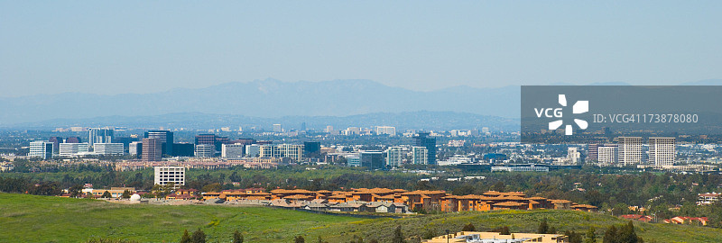 橙县城市天际线景观图片素材