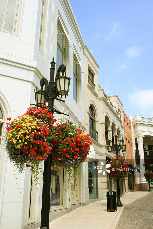 比佛利山庄商店街图片素材