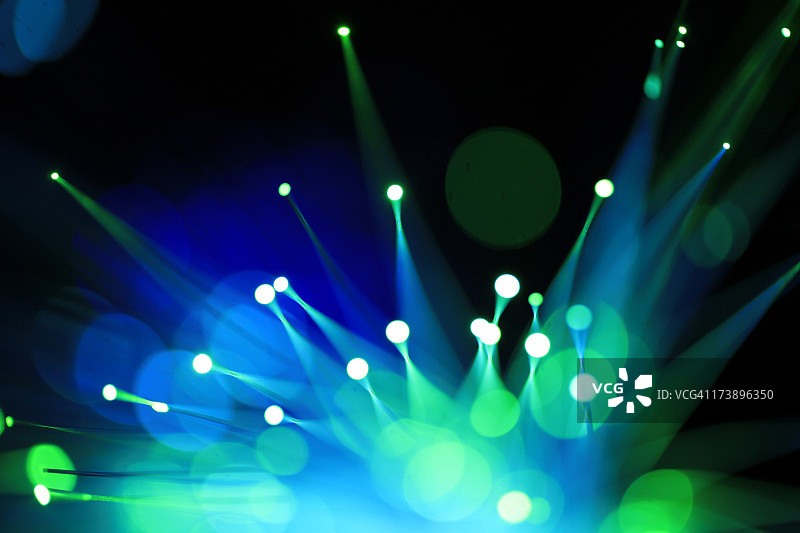 光纤特写图片素材