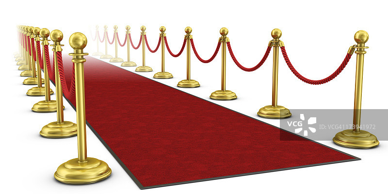 带雾气的红地毯图片素材