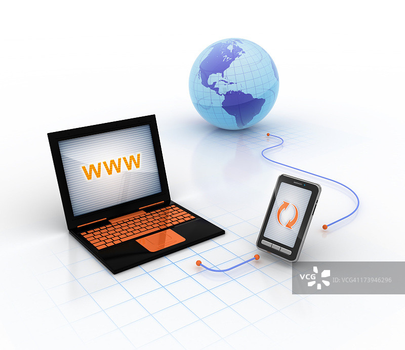 通过手机在线访问图片素材