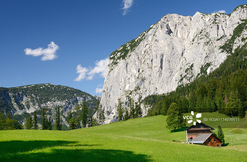 传统奥地利木结构乡村别墅，Trisselwand，施蒂利亚（XXXL）图片素材