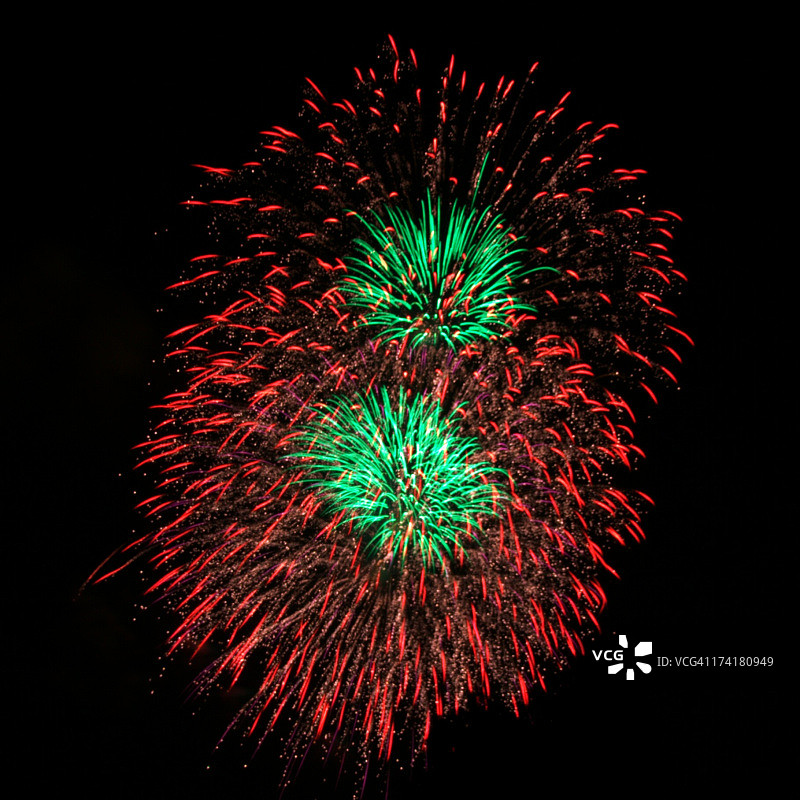 7月4日烟花表演图片素材