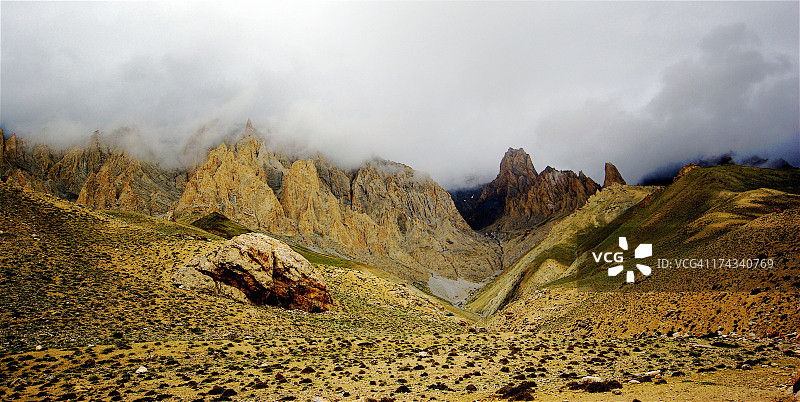 喜马拉雅山脉图片素材