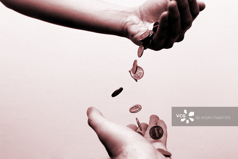 财富转移金融概念图片素材