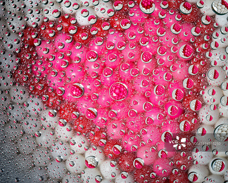 情人节爱心水滴背景图片素材