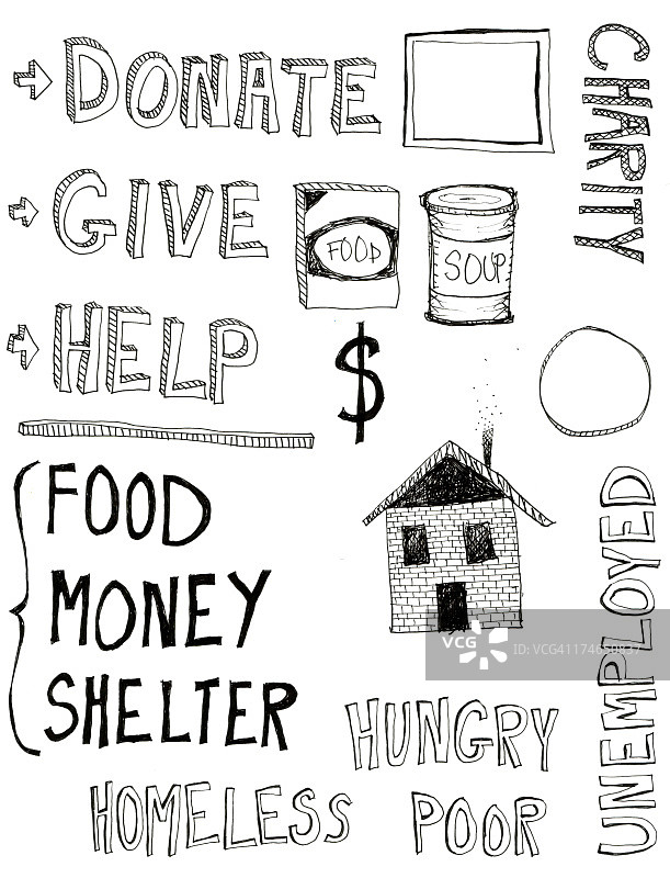 献血涂鸦图片素材