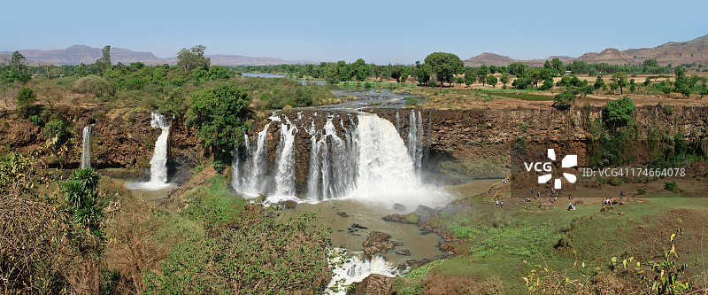 埃塞俄比亚的青尼罗河瀑布图片素材