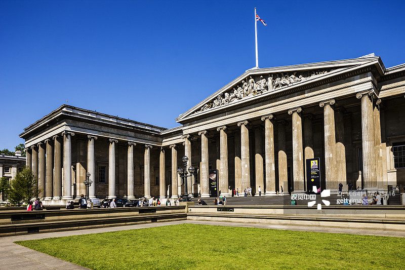 大英博物馆外观图片素材