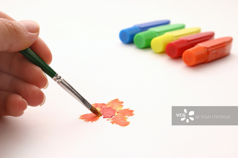 绘画过程图片素材