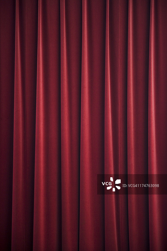红色窗帘图片素材