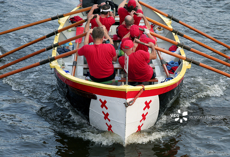 一起划船图片素材