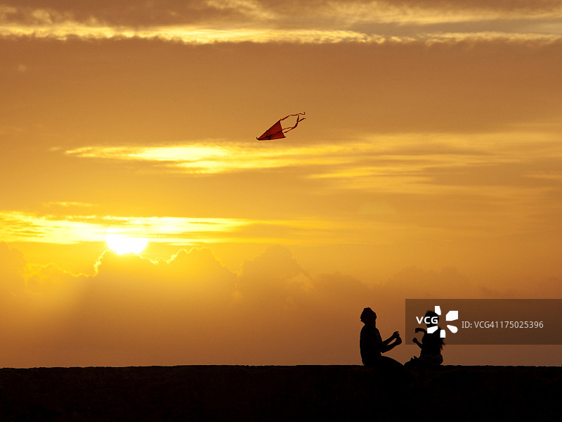 风筝之恋图片素材