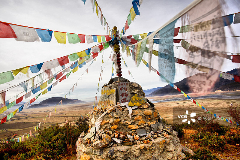 藏族佛塔图片素材