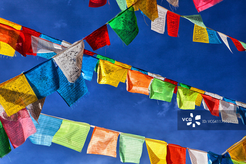 西藏旗帜图片素材